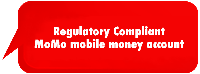 Regulatory Compliant MoMo mobile money account